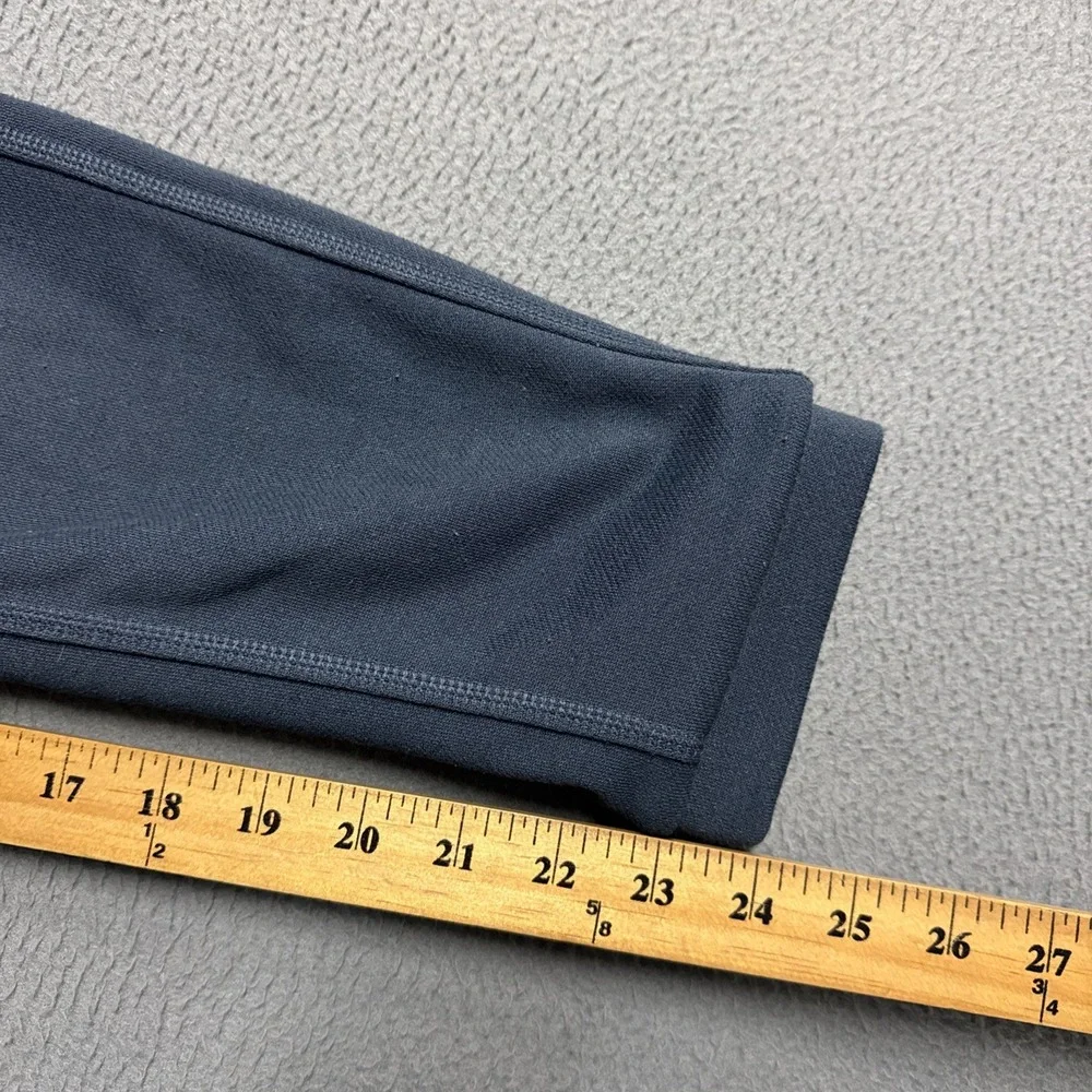Nike Dri Fit Training Pants Womens Medium Blue Gray Straight Core Studio Stretch